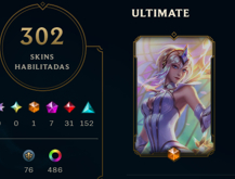 Venda de conta LOL 300 skins! 1 Ultimate Lux elementalista!