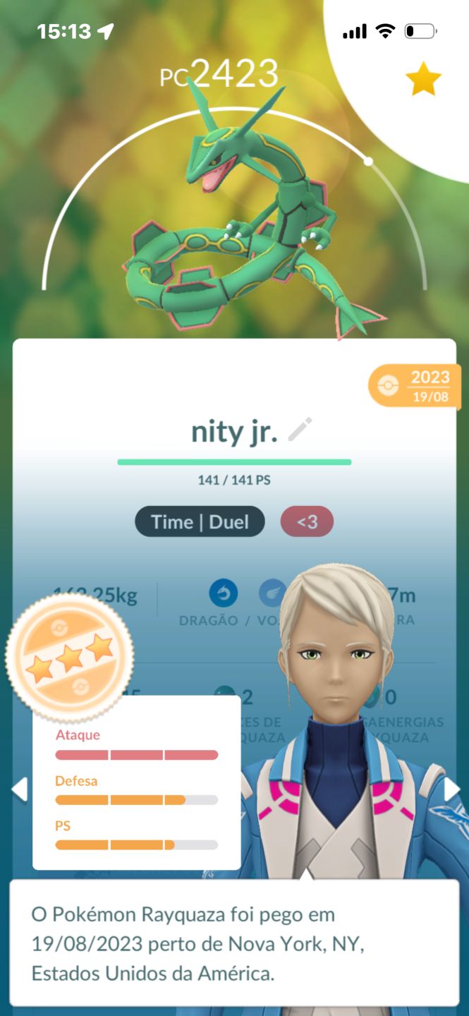 CONTA TOP DEMAIS DE POKEMON GO