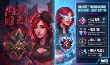 Elo Boost do Ferro ao Ouro (duo ou solo)
