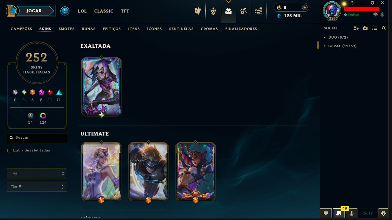 Conta Mono rammus com Rammus rei + Riven campeonato, Jinx fragmentada de arcane