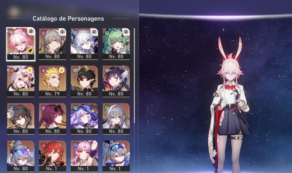 Conta HSR TL 67, Time Premium da SW999 + Skin da Sparxie + Time Premium de Dot +