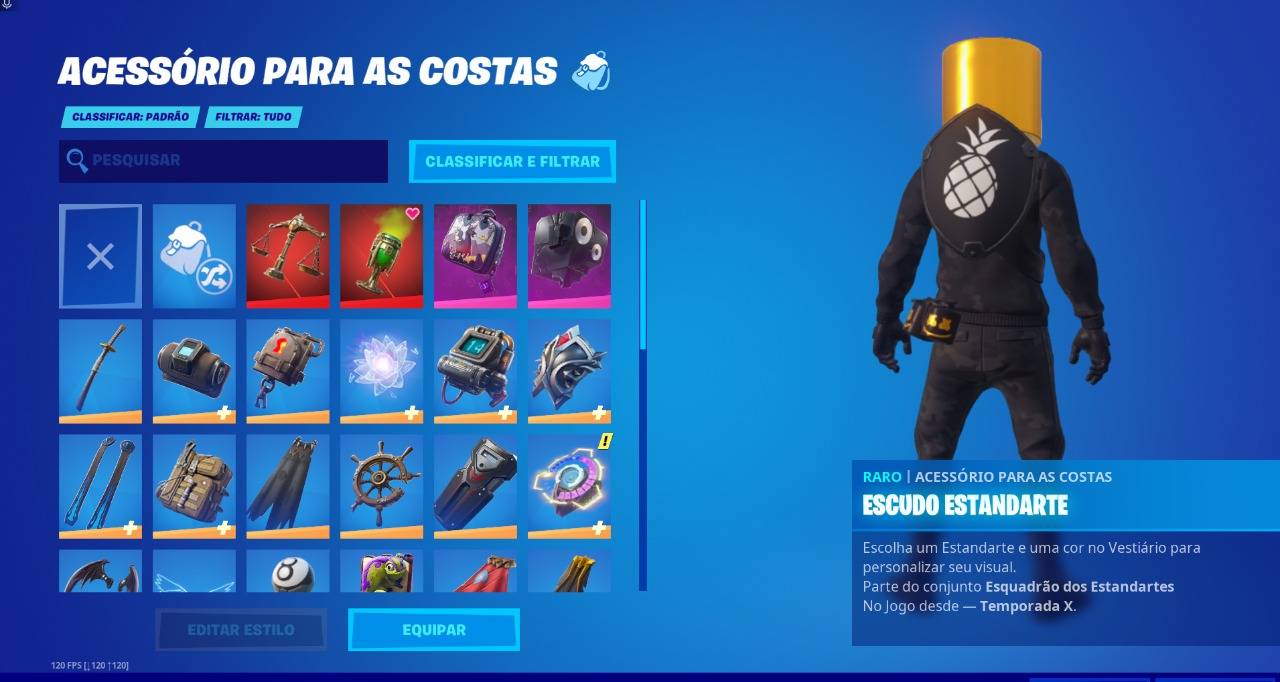 CONTA FORTNITE ANTIGA + GTA V epic games, COM PASSE DA SEASON 4,