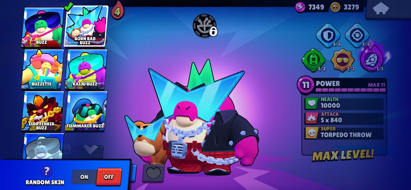 Conta valiosa no Brawl stars, desde 2021 com passes antigos