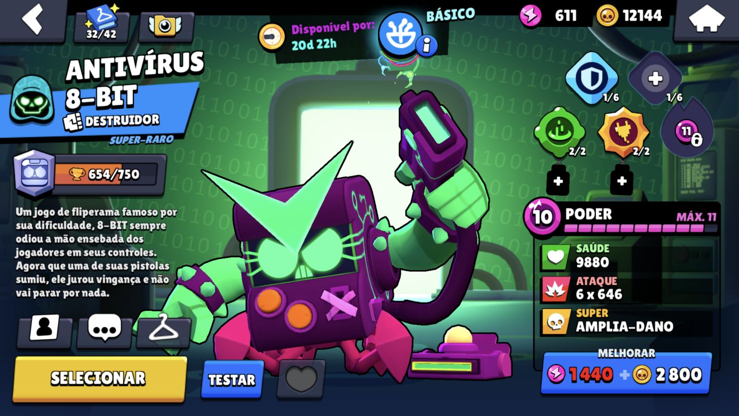 Conta de brawl stars, +80k de troféus