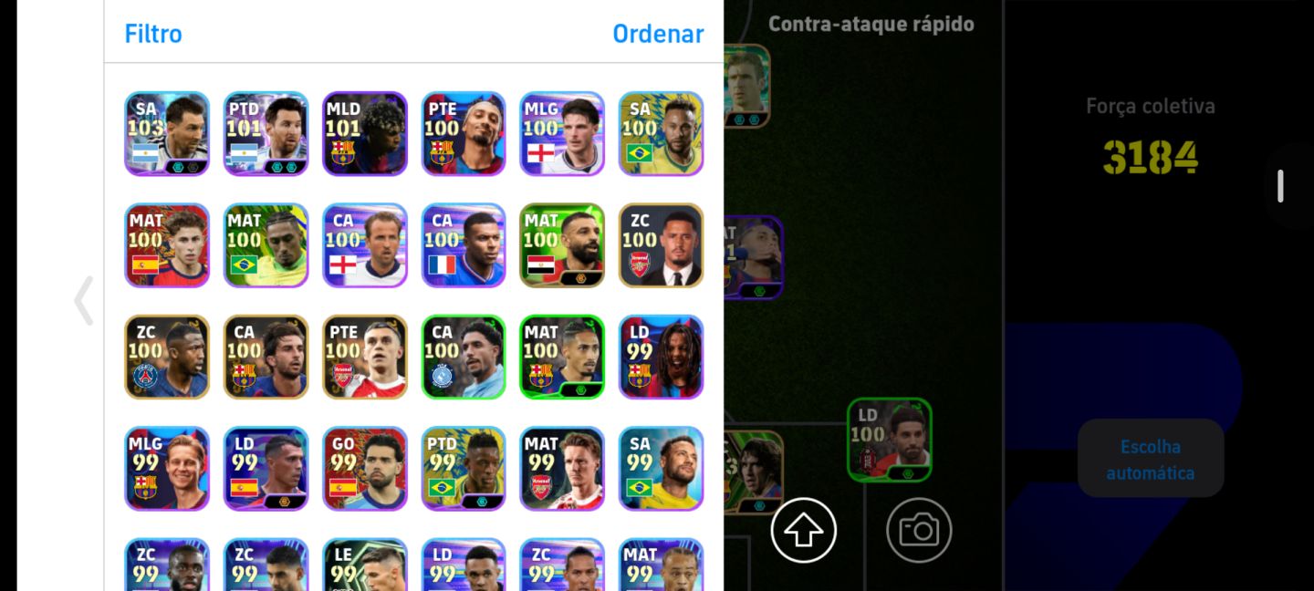 CONTA EFOOTBALL DROGBA 107+, TÉCNICO ÍMPETO + ÉPICOS
