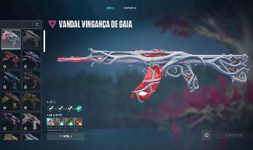 CONTA DE VALORANT | VANDAL VINGANÇA DE GAIA | 125 VP | LVL +13