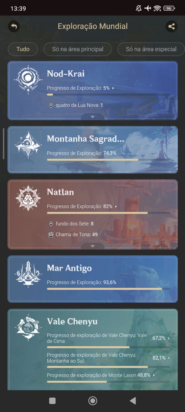 Conta com Furina C2 e Raiden C2