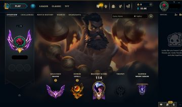 CONTA LOL - Mestre / 55% WR / HAND LEVEL / 20 SKINS / 69 CAMPEÕES / LEVEL 74