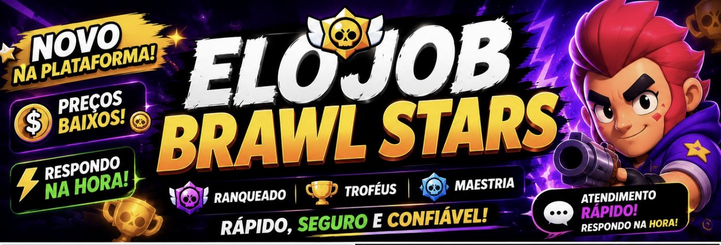 ELOJOB BRAWL STARS | Upo Rank, Troféus e Prestígio | PROMOÇÃO PROS PRIMEIROS!!!