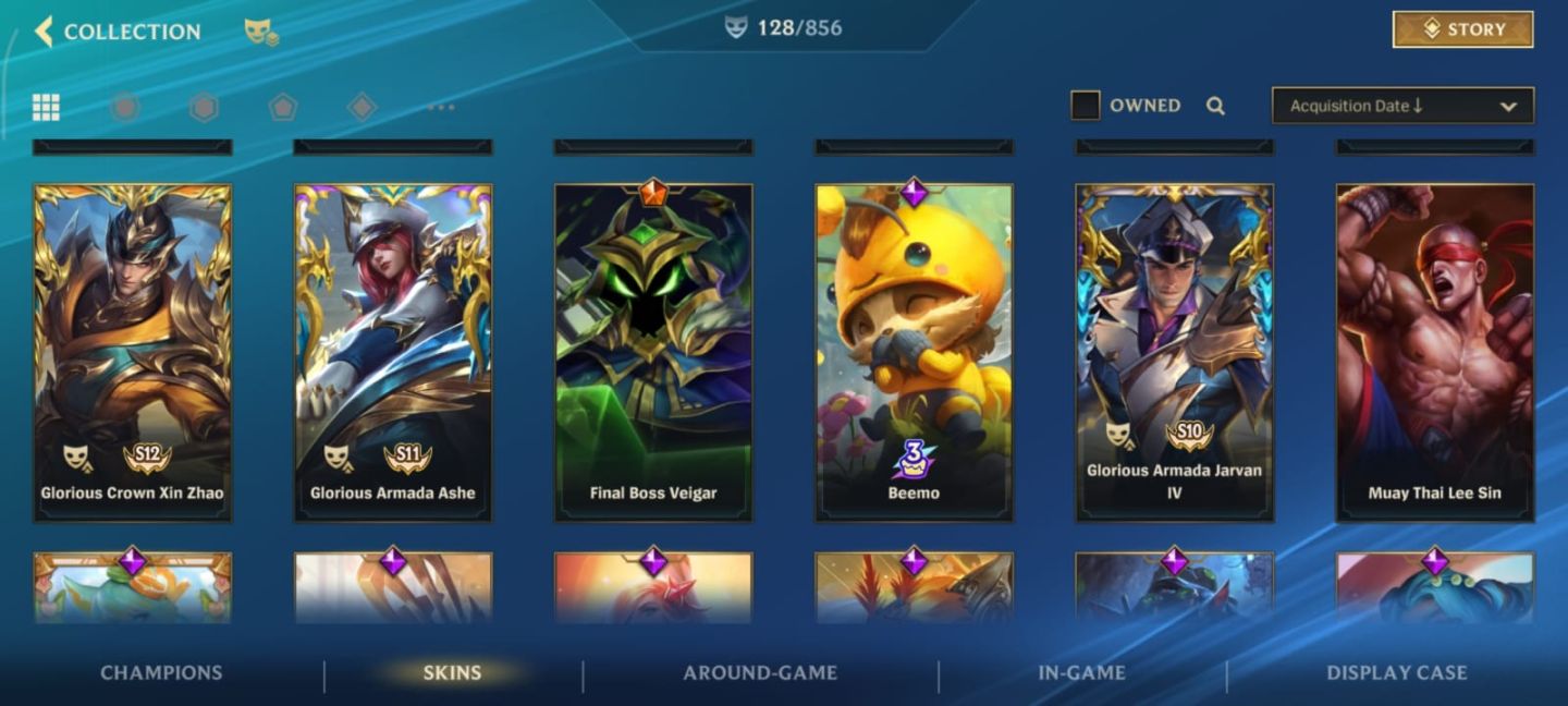 Conta Wild Rift 128 skin