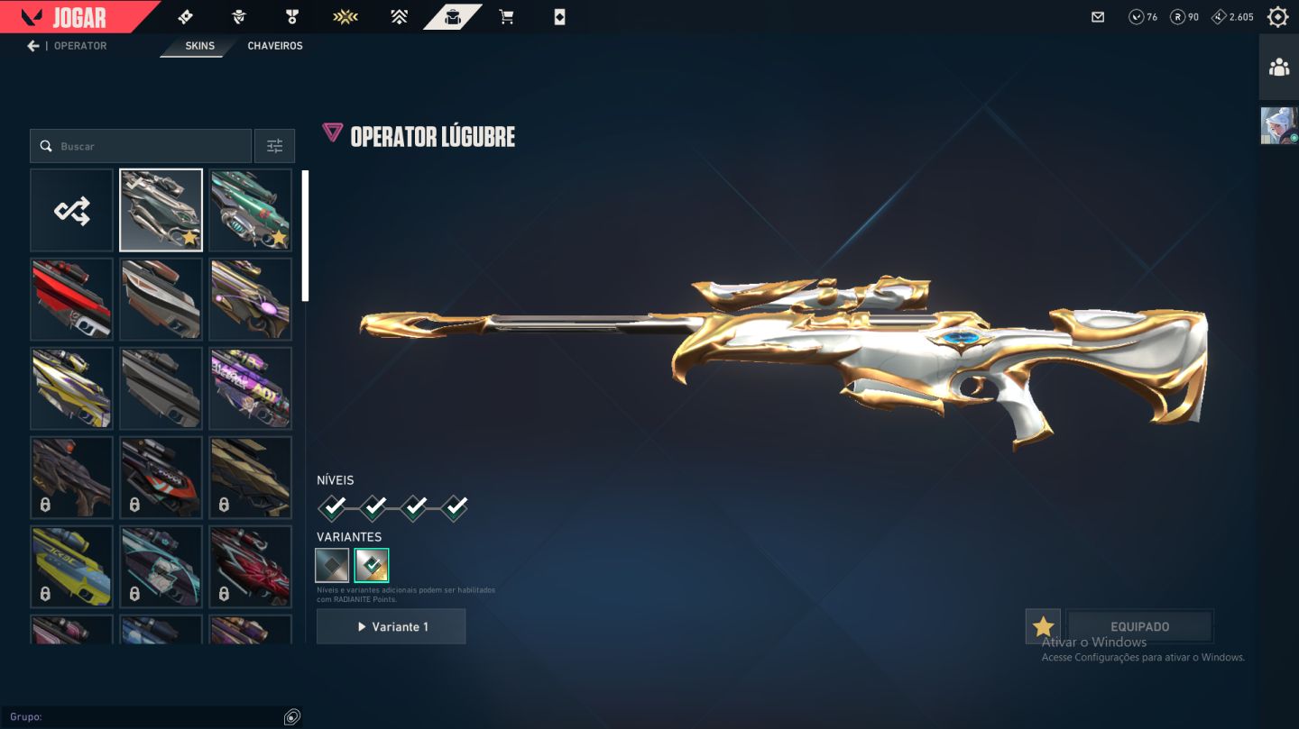 CONTA VALORANT EX IMORTAL '' 1,170 EM SKINS '' CONTA ANTIGA