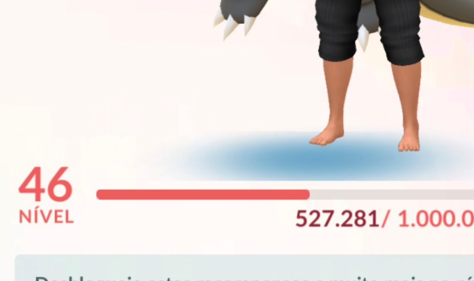 Conta de Pokémon level 46