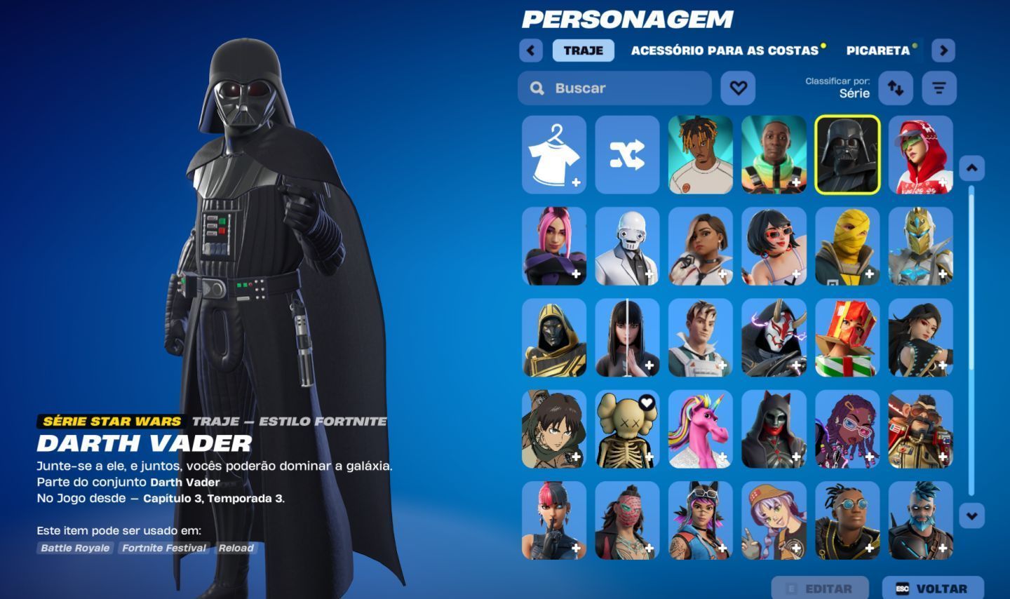 45 SKINS | DARTH VADER | XANDER | ERA | RONIN | MALIK | SNAP | KADO | FULL ACESS