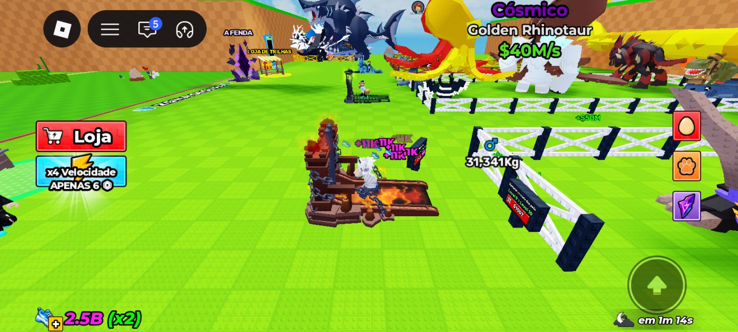 Conta de Roblox gemada
