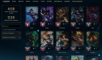 CONTA LOL +10 ANOS LVL 343 | 177 SKINS | TODOS CAMPEÕES | RIOT KAYLE/BLITZ |