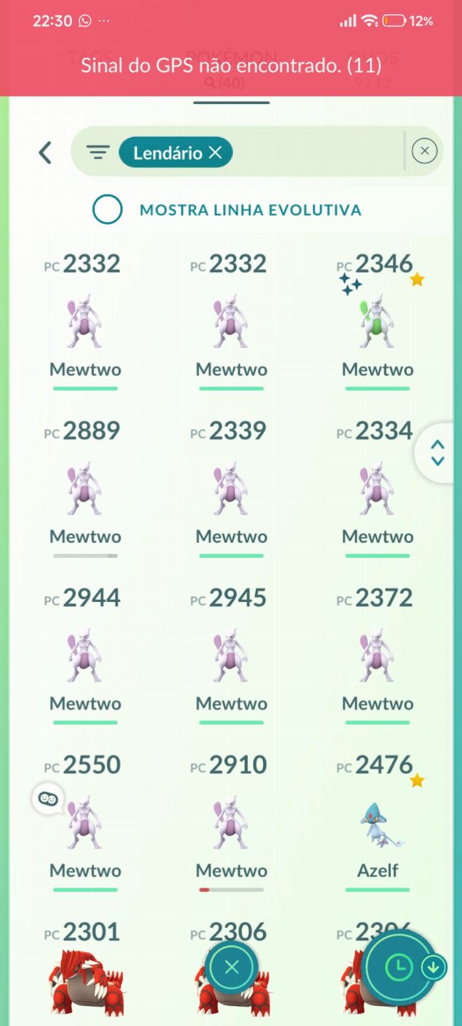 Promoção Conta de pokémon go antiga