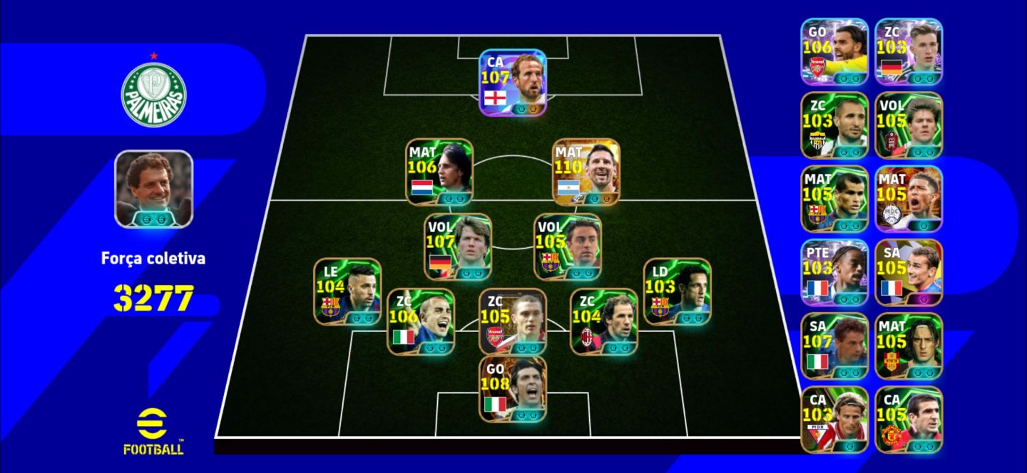 CONTA INSANA COM NOVO MESSI 110 + MATTHÄUS 107 + BUFFON 108!