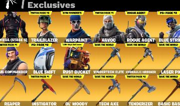 Conta fortnite salve o mundo fundador