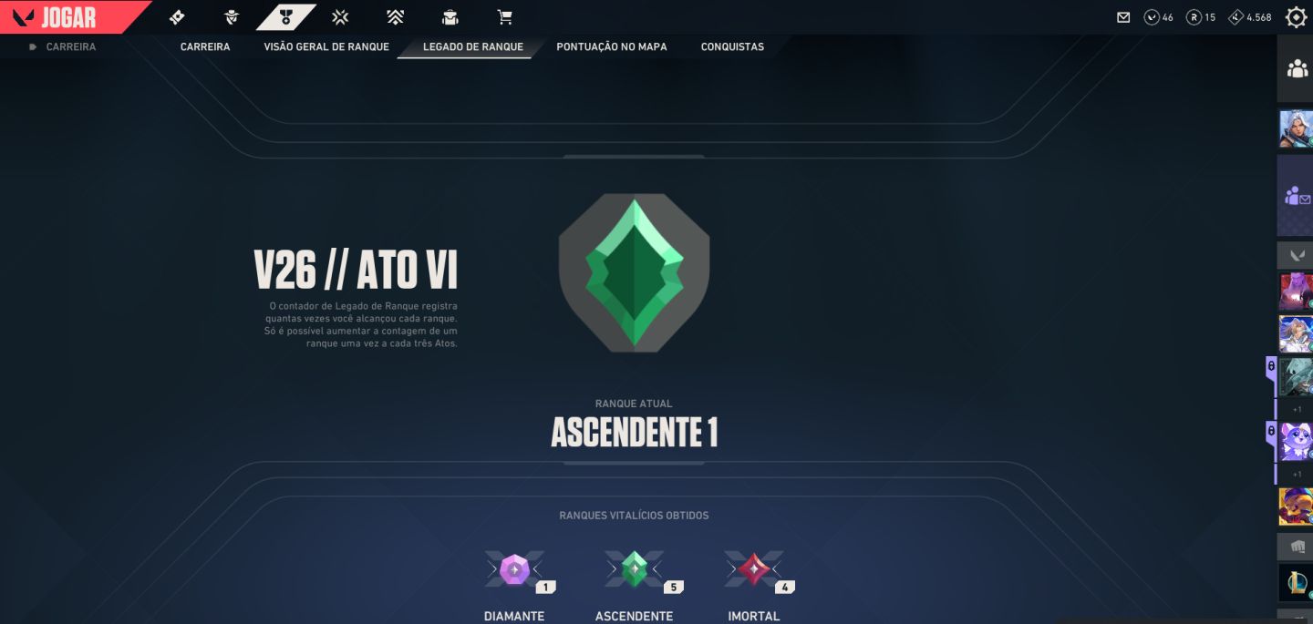 Conta de Vava com 72 Skins de Loja, Incluindo Pacotes Champions