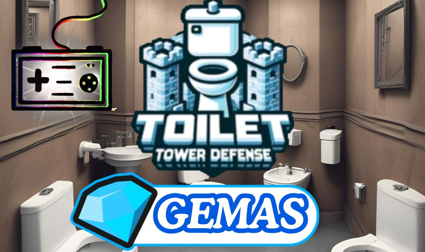 TOILET TOWER DEFENSE GEMAS ENTREGAS 24/7 mais barato!