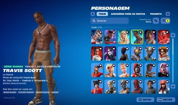 Conta rara fortnite com travis scott, cap1 s2+ e salve o mundo fundador