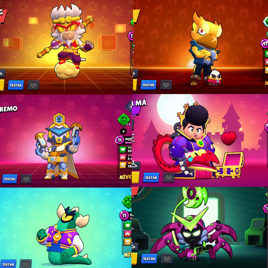 (PROMOÇÃO) CONTA BRAWL STARS 90K+ | 90 BRAWLERS FULL | MESTRE III | SKINS RARAS