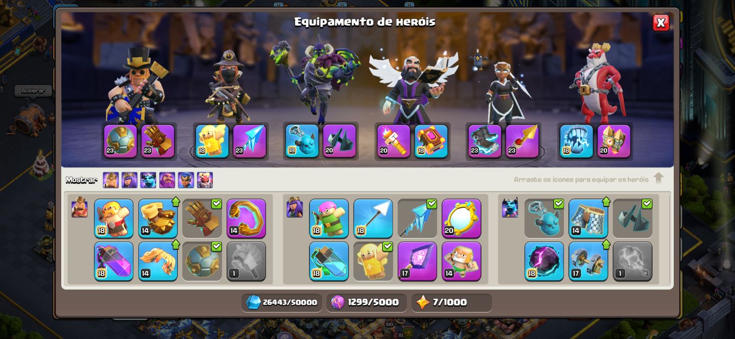 [Cv17] Conta Clash of Clans + Imagens
