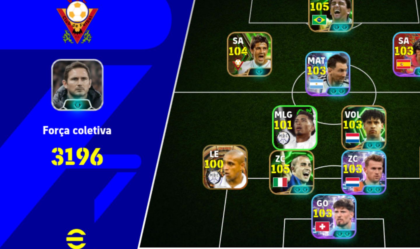 Conta de efootball braba 2