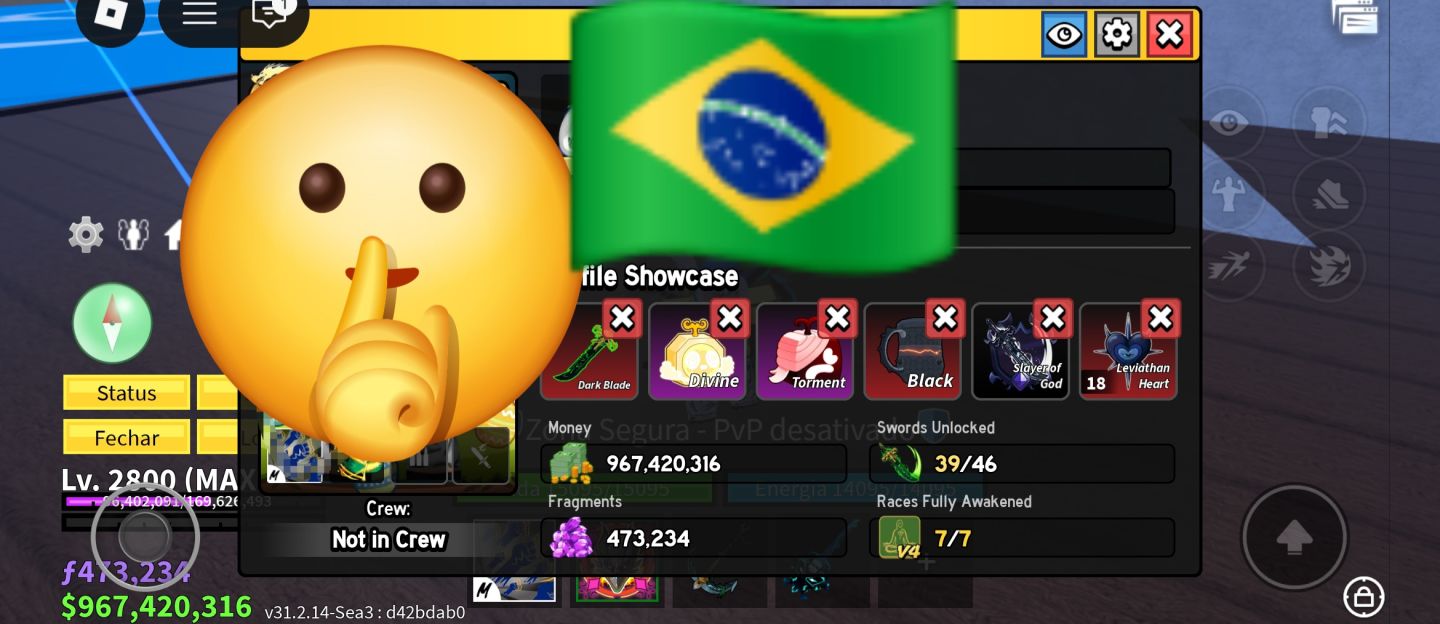 RARIDADE! CONTA FULL 2800 | TODAS V4 | DRAGON E KITSUNE PERM