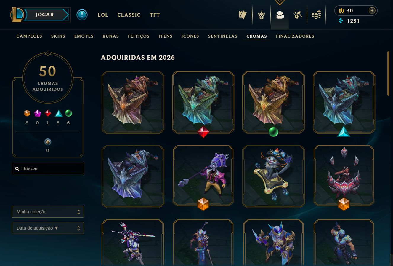 Conta por 1.300R$ / Viego Reinado Espectral + Nami Sombras + Aurelion Arquiteto!