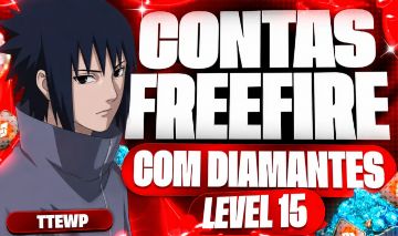 [MENOR PREÇO] CONTAS FF COM LVL 15 + SKIN REI CAVEIRA + DIMAS / NO SEU LOGIN
