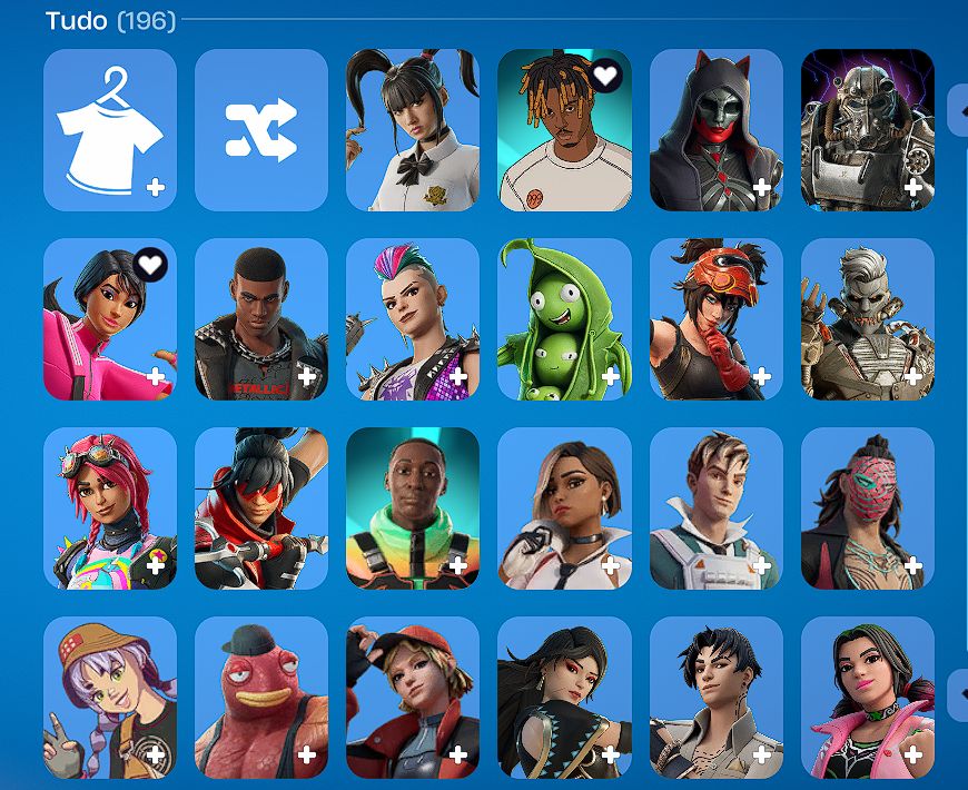 Conta fortinite skins (naruto)(kakashi)(doutor destino)(tony stark)(deadpool)