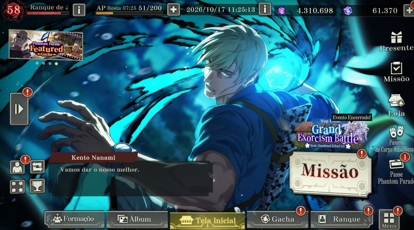 Conta JJK 9 Limitados + Cubos e 1K+ Tickets