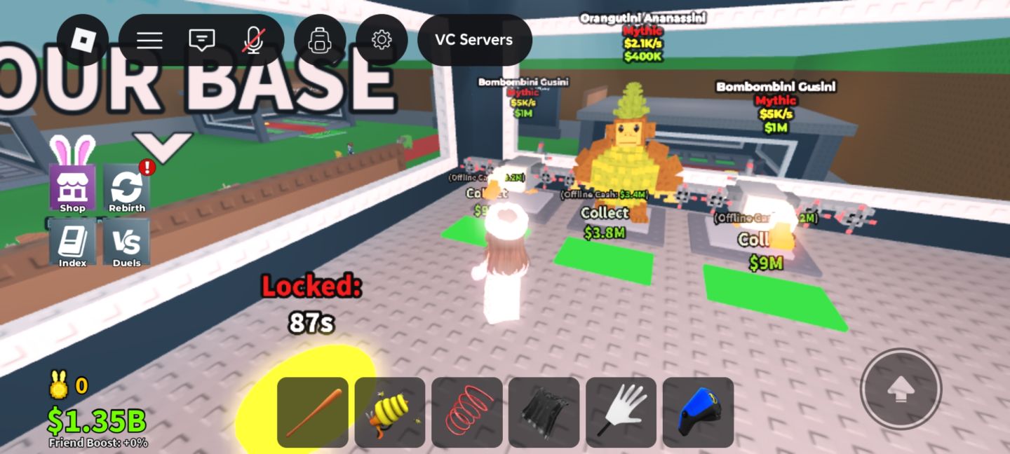 Conta feminina Roblox chat de voz