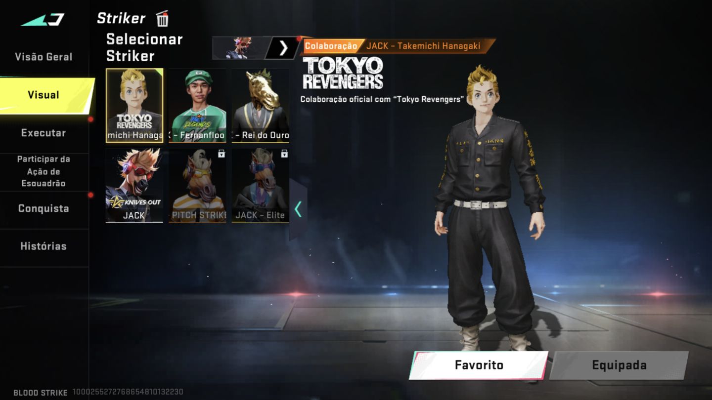 CONTA INSANA BLOOD STRIKE | +5 ETERNAS | +15 ULTRAS | CONTA DE STREAMER