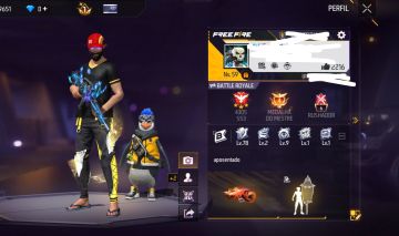 Conta de free fire antiga