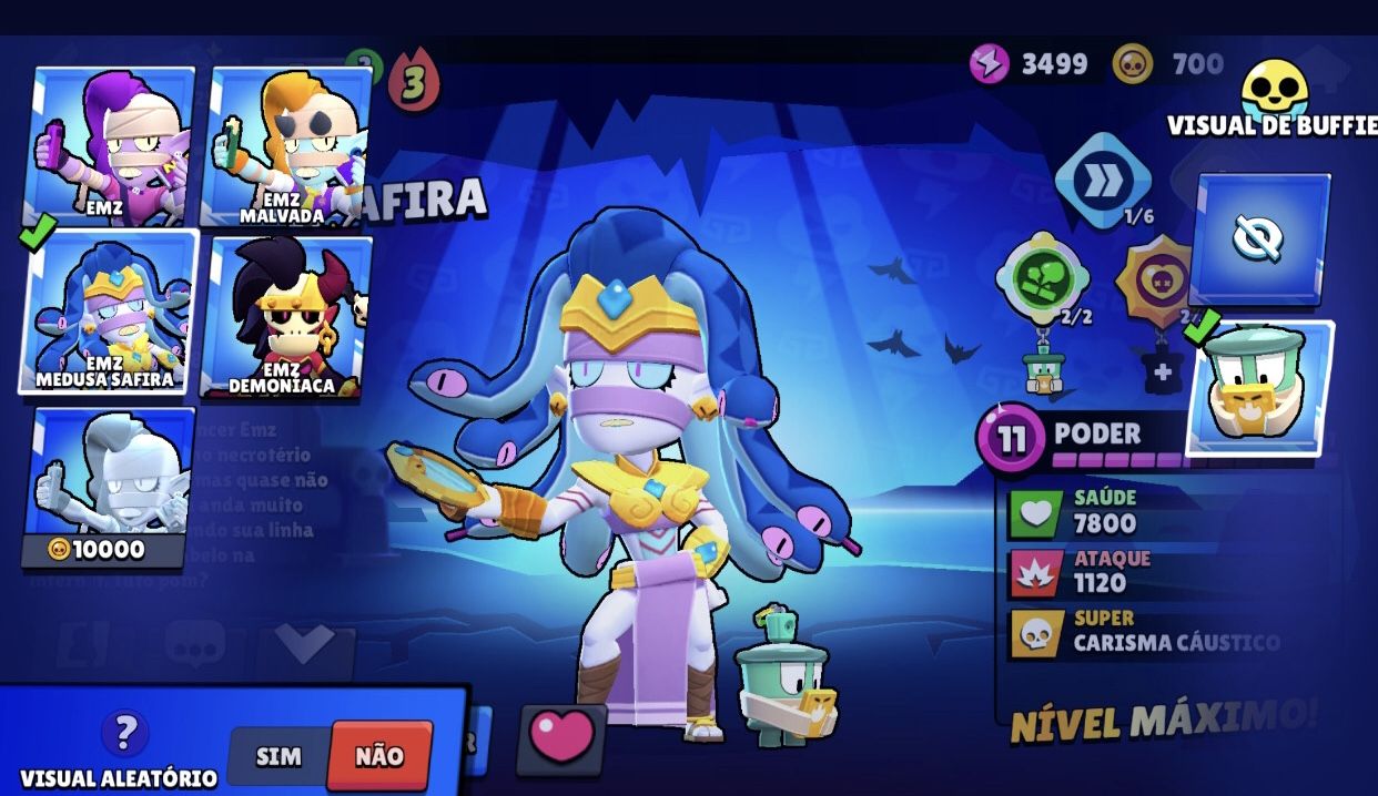 CONTA BRAWL STARS BOA PRA VOCE QUE NAO QR COMEÇAR DO ZERO