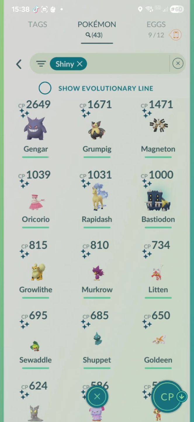 Conta Pokemon GO level 62 1.8M poeira estelar