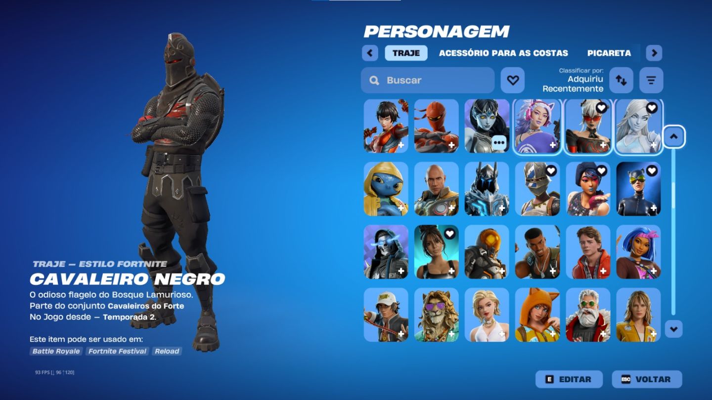 CONTA FORTNITE RARA COM 226 SKINS! SEASONS 2, 3, 4 E MUITO MAIS !!