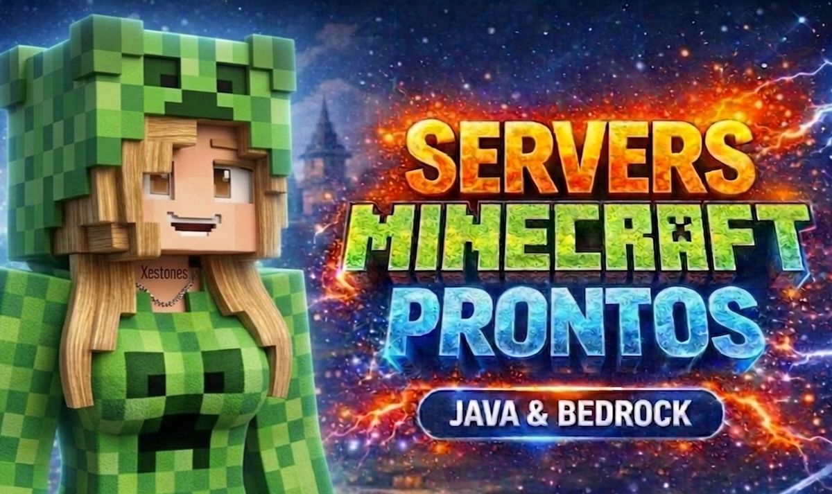 Minecraft Servers Prontos JAVA&BEDROCK