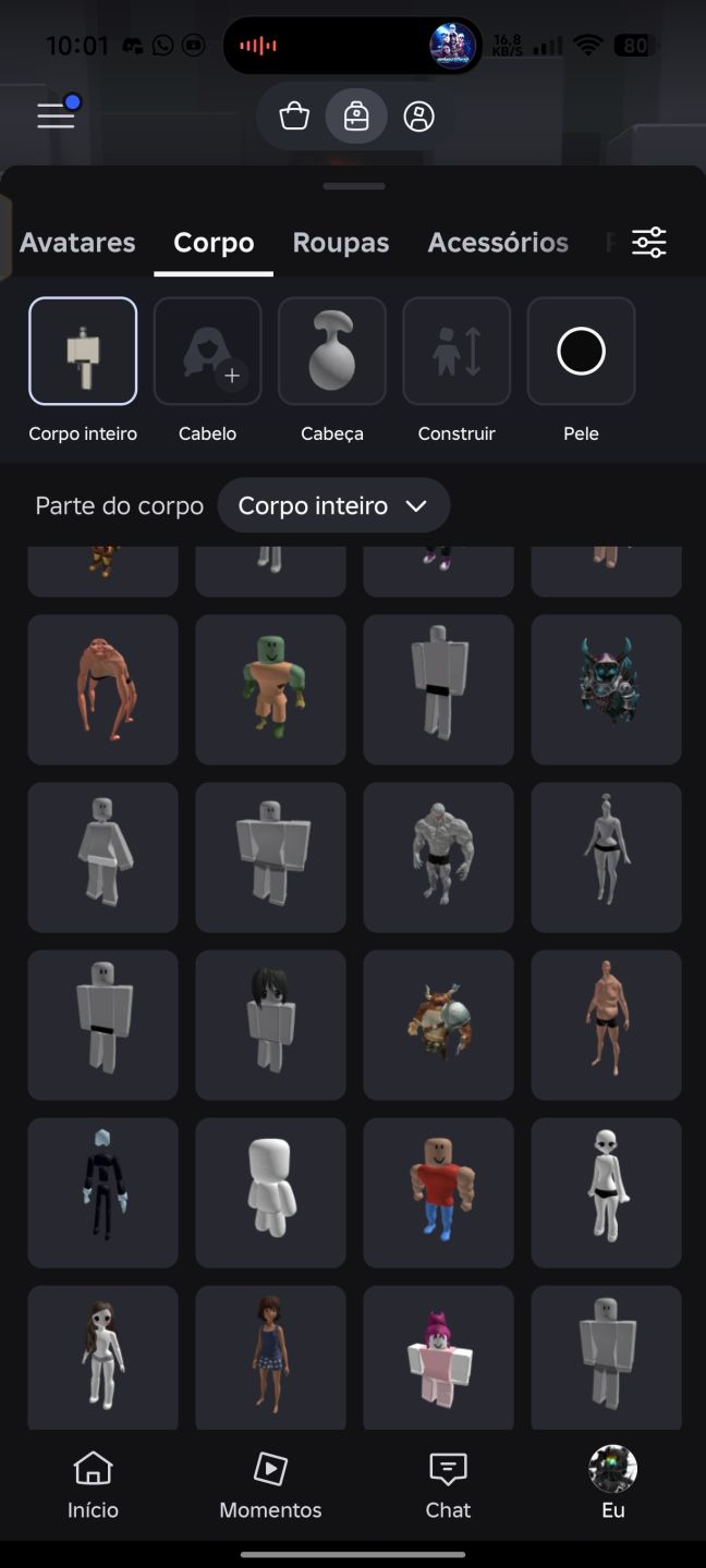 Conta de roblox com mais de 80k de robux gasto com coroa 8 bits e korblox