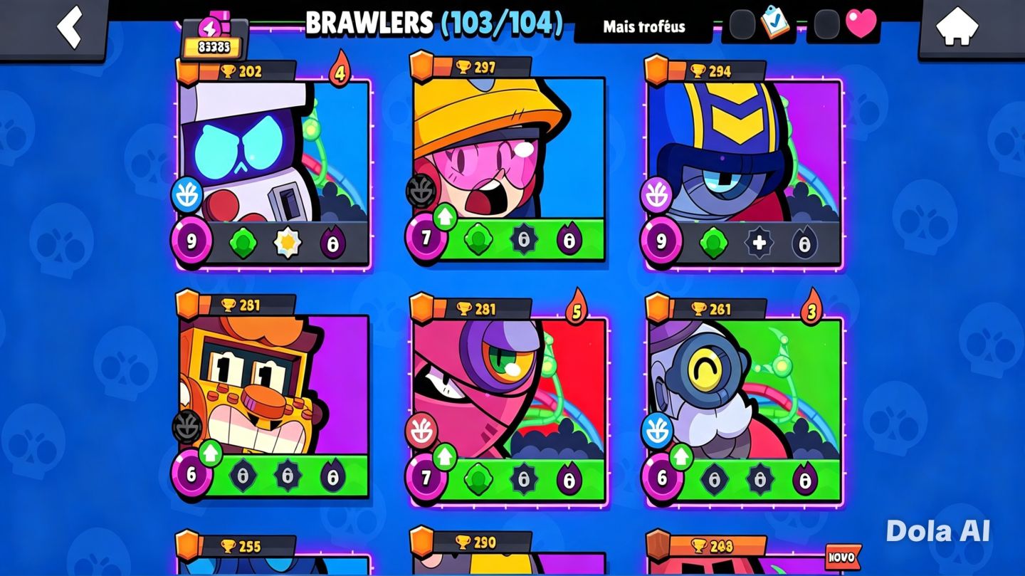 Conta Brawl Stars | Skin B800 Bull + Passe Lola Raros! 33k Troféus