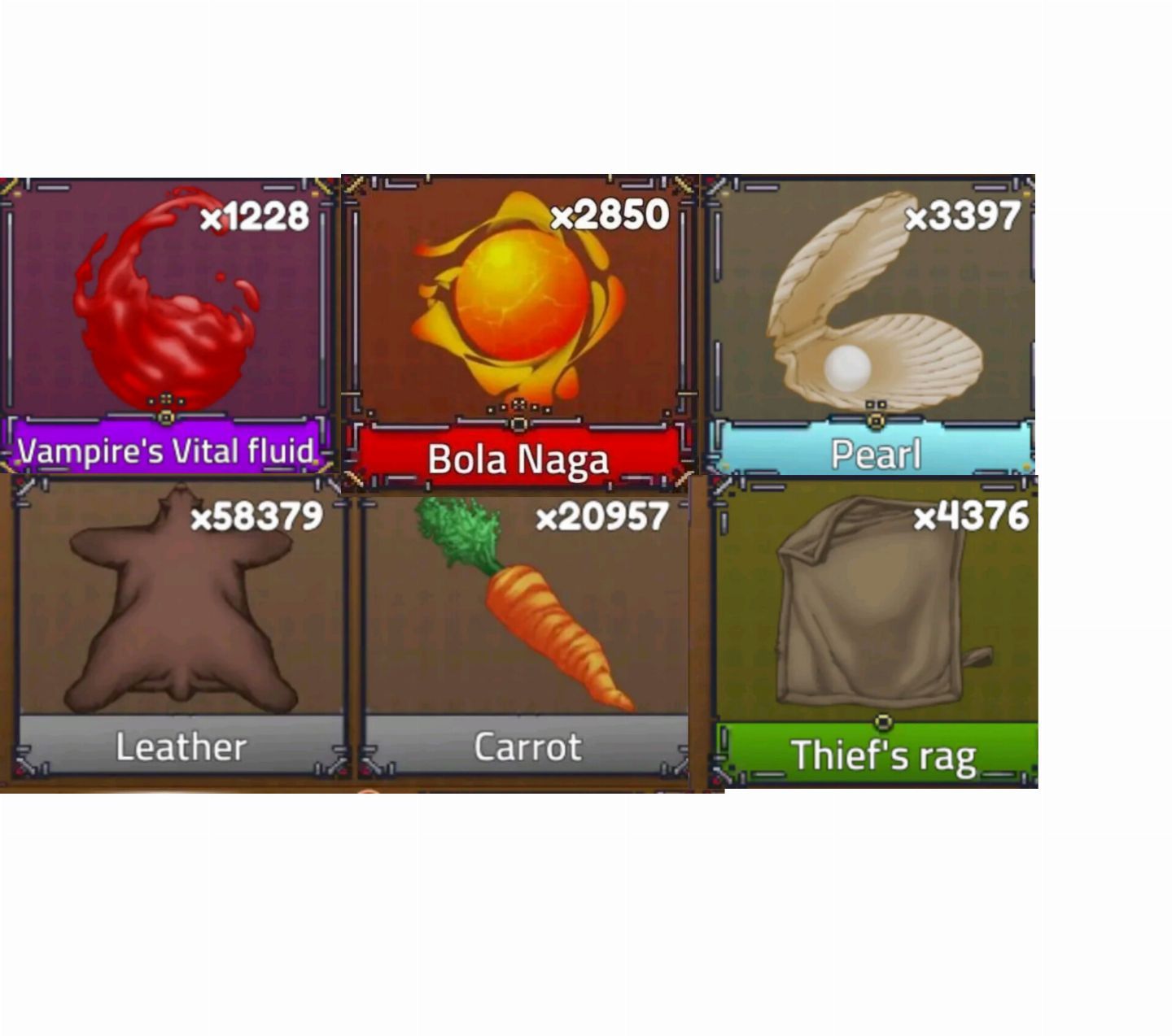 ESPADAS/ FRUTAS/ ACESSÓRIOS/MATERIAIS/ ITENS/ ITEM/ KING LEGACY