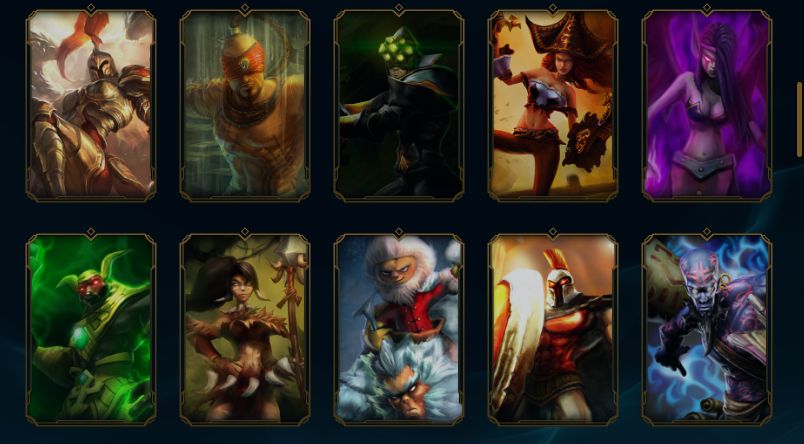 Conta lol unranked 69 campeoes-64 skin +19 mil de essencia azul