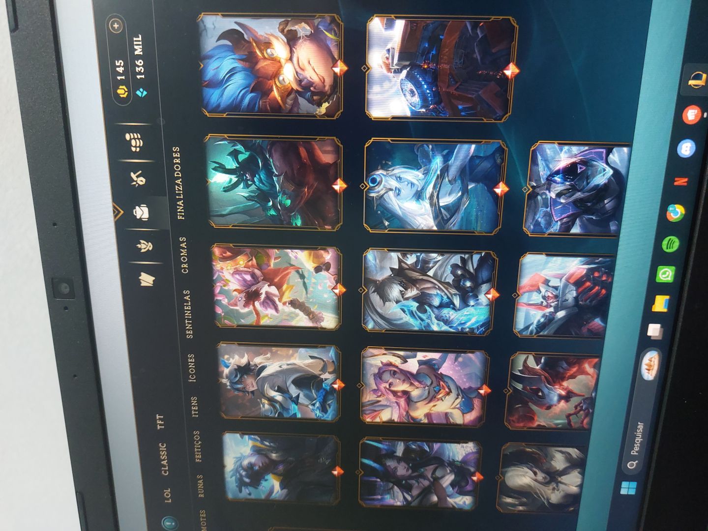 Conta LOL gold full campeões