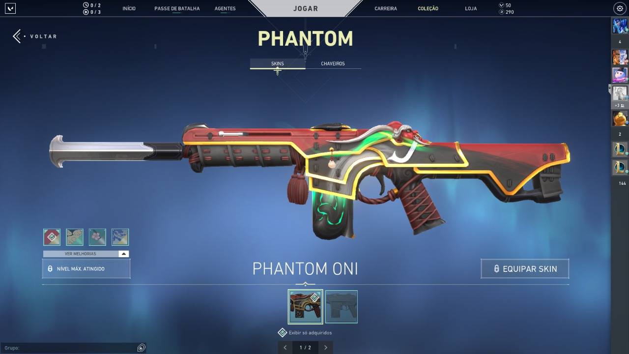 Conta valorant phatom ONI