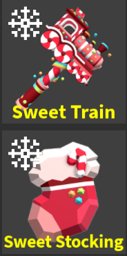 SETs (Marreta + Gema) de marretas Flee The Facility - Roblox
