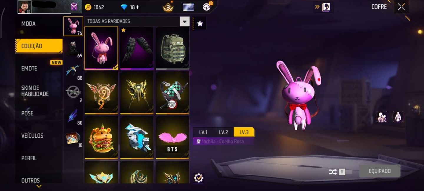10 Ump Atributa | Xm8 Atributa + 318 Peitorais | Skins de Naruto + Dank master