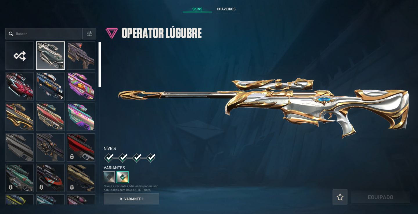 Conta de Valorant, Skins limitadas, Max Elo Gold 3 and Nivel 213 (chanpion)