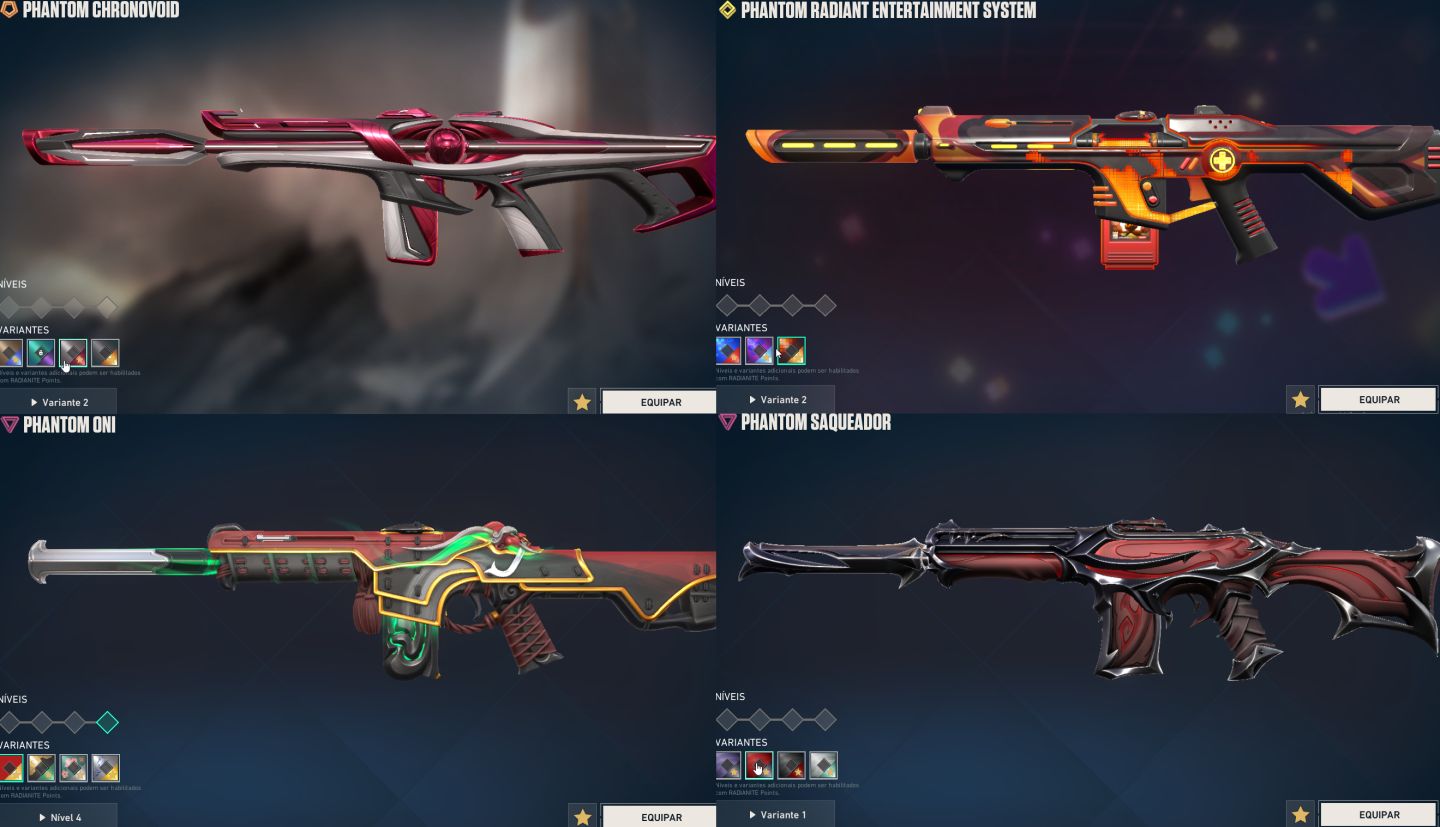 CONTA COM PACOTE CHAMPIONS 2023, 2024, 2025, VCT LOCK//IN E KARAMBIT VCT 25.